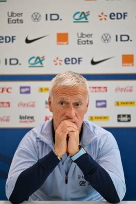 Didier Deschamps Entraineur Equipe de France Football Quentin reix PHOTOPQR ECHO REPUBLICAIN ; ; 07 06 2024 ; Didier Deschamps Entraineur Equipe de France Football Interview face a la PQR Ã Clairefontaine avant l Euro 2024 07 06 2024 Photo : Quentin Reix - Didier Deschamps Coach of the French Football Team press conference, PK, Pressekonferenz June 7th 2024 Clairefontaine, France France  Copyright: xPHOTOPQR ECHOxREPUBLICAIN MAXPPPxQuentinxreixx 20240607ECH4368 20240607ECH4368