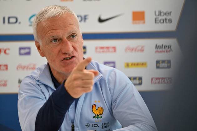Didier Deschamps Entraineur Equipe de France Football Quentin reix PHOTOPQR ECHO REPUBLICAIN ; ; 07 06 2024 ; Didier Deschamps Entraineur Equipe de France Football Interview face a la PQR Ã Clairefontaine avant l Euro 2024 07 06 2024 Photo : Quentin Reix - Didier Deschamps Coach of the French Football Team press conference, PK, Pressekonferenz June 7th 2024 Clairefontaine, France France  Copyright: xPHOTOPQR ECHOxREPUBLICAIN MAXPPPxQuentinxreixx 20240607ECH4373 20240607ECH4373
