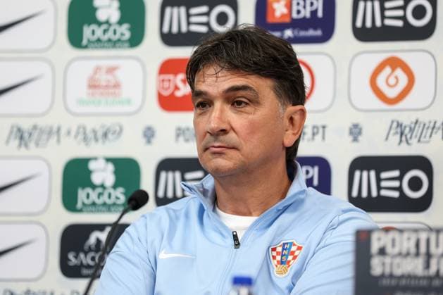 Media conference of the Croatian football team Head coach Zlatko Dalic at the press conference, PK, Pressekonferenz on the eve of tomorrow s friendly match against Portugal, Lisbon, Stadium Nacionale 07 June 2024 IgorxKralj PIXSELL