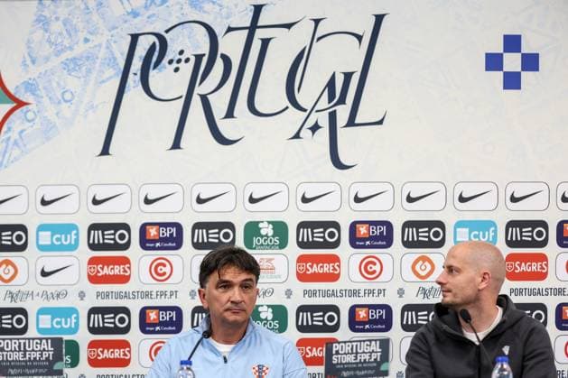 Media conference of the Croatian football team Head coach Zlatko Dalic at the press conference, PK, Pressekonferenz on the eve of tomorrow s friendly match against Portugal, Lisbon, Stadium Nacionale 07 June 2024 IgorxKralj PIXSELL