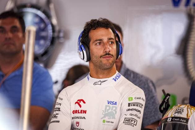 RICCIARDO Daniel (aus), Visa Cash App RB F1 Team VCARB 01, portrait during the Formula 1 AWS Grand Prix du Canada 2024, 9th round of the 2024 Formula One World Championship, WM, Weltmeisterschaft from June 07 to 09, 2024 on the Circuit Gilles Villeneuve, in MontrÃ al, Canada - F1 - CANADIAN GRAND PRIX 2024 DPPI Panoramic  240607_R09_CANADA_DP_EA023571