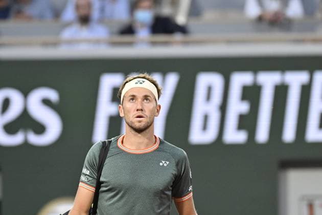 Tennis : Roland Garros 2024 - France - Casper Ruud - Norvege Tennis : Roland Garros 2024 - France - 07 06 2024 ChrysleneCaillaud Panoramic 