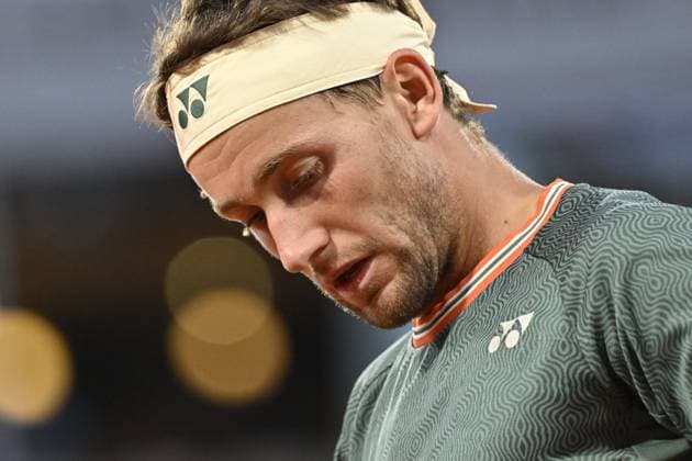 Tennis : Roland Garros 2024 - France - Casper Ruud - Norvege Tennis : Roland Garros 2024 - France - 07 06 2024 ChrysleneCaillaud Panoramic 