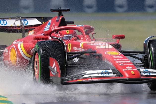 Sport Bilder des Tages Circuit Gilles-Villeneuve 16 Charles Leclerc (mco) Scuderia Ferrari (ita) Ferrari SF-243, during the 2024 Formula 1 Canadian Grand Prix, 9th round of the 2024 Formula 1 World Championship, WM, Weltmeisterschaft from June 7 to 9, 2024 at the Gilles Villeneuve Circuit in Montreal. (Philippe Nanchino SPP) Copyright: xPhilippexNanchinox xSPPx spp-en-EuSpIm-PN4_F1_Canada_07Jun2024_MT036