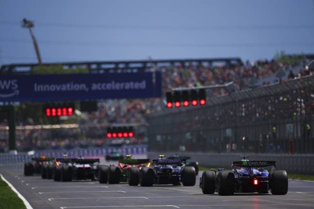 03 RICCIARDO Daniel (aus), Visa Cash App RB F1 Team VCARB 01, action during the Formula 1 AWS Grand Prix du Canada 2024, 9th round of the 2024 Formula One World Championship, WM, Weltmeisterschaft from June 07 to 09, 2024 on the Circuit Gilles Villeneuve, in MontrÃ al, Canada - F1 - CANADIAN GRAND PRIX 2024 DPPI Panoramic  240607_R09_CANADA_DP_EA024587