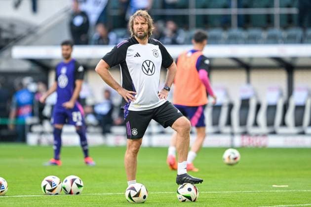 Testspiel: Deutschland - Griechenland am 07.06.2024 im Borussia-Park in Mönchengladbach Torwarttrainer Stefan Wessels (Deutschland)