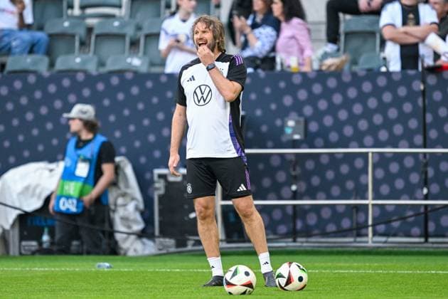 Testspiel: Deutschland - Griechenland am 07.06.2024 im Borussia-Park in Mönchengladbach Torwarttrainer Stefan Wessels (Deutschland)