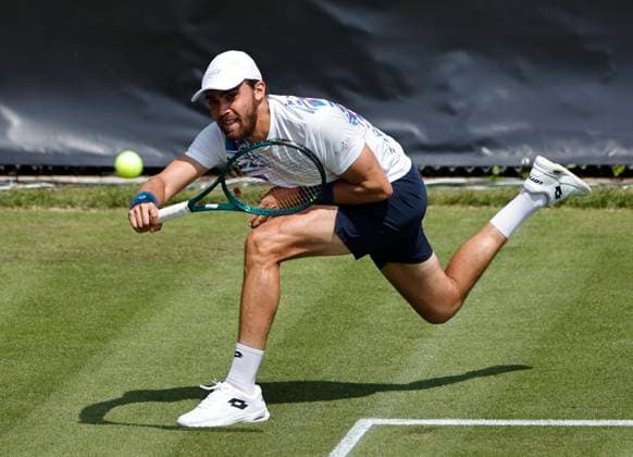 08.06.2024, Boss Open 2024, ATP, Tennis Herren Tour 250, TC Weissenhof Stuttgart, Tennis, im Bild: Benjamin Bonzi (FRA)