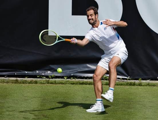 08.06.2024, Boss Open 2024, ATP, Tennis Herren Tour 250, TC Weissenhof Stuttgart, Tennis, im Bild: Richard Gasquet (FRA)