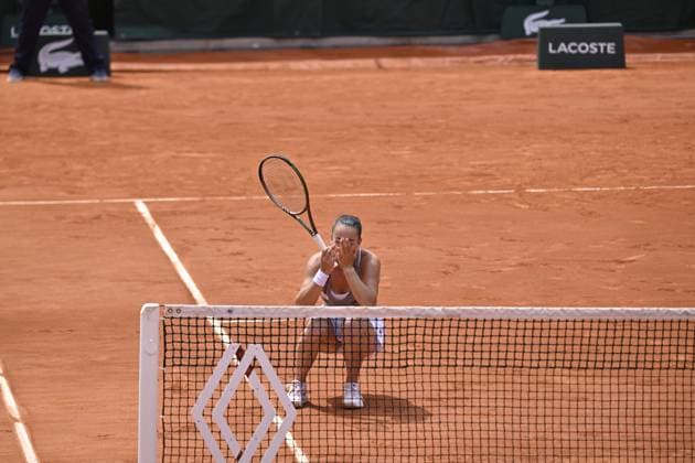 Tennis : Roland Garros 2024 - France - Teresa Valentova -Rrepublique Tceaue - gagne le titre du simple juniors filles Tennis : Roland Garros 2024 - France - 08 06 2024 ChrysleneCaillaud Panoramic 
