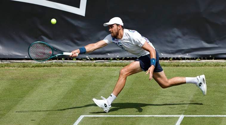 08.06.2024, Boss Open 2024, ATP, Tennis Herren Tour 250, TC Weissenhof Stuttgart, Tennis, im Bild: Benjamin Bonzi (FRA)