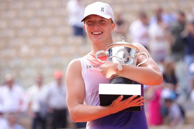 Iga Swiatek, POL, after final of 2024 French Open at Roland Garros, Paris, 08 06 2024; -