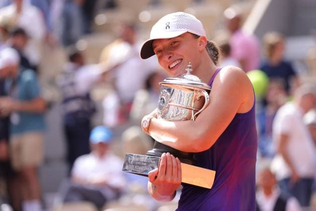 Iga Swiatek, POL, after final of 2024 French Open at Roland Garros, Paris, 08 06 2024; -