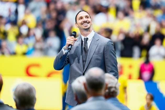 Sport Themen der Woche KW23 Sport Bilder des Tages STOCKHOLM, SVERIGE 20240608 Zlatan IbrahimoviÄ‡ hyllas efter lördagens fotbollslandskamp mellan Sverige och Serbien pa Friends Arena. STOCKHOLM SVERIGE x60160x *** STOCKHOLM, SWEDEN 20240608 Zlatan IbrahimoviÄ‡ is celebrated after Saturdays national football match between Sweden and Serbia at Friends Arena STOCKHOLM SWEDEN x60160x  Copyright: xStefanxJerrevang TTx LANDSKAMP SVERIGE-SERBIEN