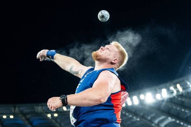 Sport Themen der Woche KW23 Sport Bilder des Tages 240608 Marcus Thomsen of Norway competes in men s shot put final during day 2 of the 2024 European Athletics Championships on June 8, 2024 in Rome. Photo: Vegard Grott BILDBYRAN kod VG VG0618 bbeng friidrott athletics friidrett friidrotts-em em friidretts-em 2024 european athletics championships *** 240608 Marcus Thomsen of Norway competes in men s shot put final during day 2 of the 2024 European Athletics Championships on June 8, 2024 in Rome Photo Vegard Grott BILDBYRAN kod VG VG0618 bbeng friidrott athletics friidrett friidrotts em em friidretts em 2024 european athletics championships  Copyright: VEGARDxGRoTT BB240608VG123