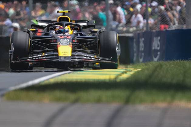 11 Sergio PÃ rez (mex) Oracle Red Bull Racing (aut) Red Bull RB20 Honda RBPT, during the 2024 Formula 1 Canadian Grand Prix, 9th round of the 2024 Formula 1 World Championship, WM, Weltmeisterschaft from June 7 to 9, 2024 at the Gilles Villeneuve Circuit in Montreal. Montreal Circuit Gilles-Villeneuve Canada Canada Copyright: xJustPictures.ch PhilippexNanchinox jp-en-EuSpIm-PN4_F1_Canada_08Jun2024_MT034