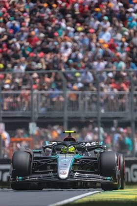 44 Lewis Hamilton (gbr) Mercedes-AMG Petronas Formula One team (deu) Mercedes W15, during the 2024 Formula 1 Canadian Grand Prix, 9th round of the 2024 Formula 1 World Championship, WM, Weltmeisterschaft from June 7 to 9, 2024 at the Gilles Villeneuve Circuit in Montreal. Montreal Circuit Gilles-Villeneuve Canada Canada Copyright: xJustPictures.ch PhilippexNanchinox jp-en-EuSpIm-PN4_F1_Canada_08Jun2024_MT045