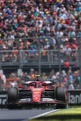 55 Carlos Sainz (esp) Scuderia Ferrari (ita) Ferrari SF-243, during the 2024 Formula 1 Canadian Grand Prix, 9th round of the 2024 Formula 1 World Championship, WM, Weltmeisterschaft from June 7 to 9 2024 at Gilles Villeneuve Circuit in Montreal. Montreal Circuit Gilles-Villeneuve Canada Canada Copyright: xJustPictures.ch PhilippexNanchinox jp-en-EuSpIm-PN4_F1_Canada_08Jun2024_MT052