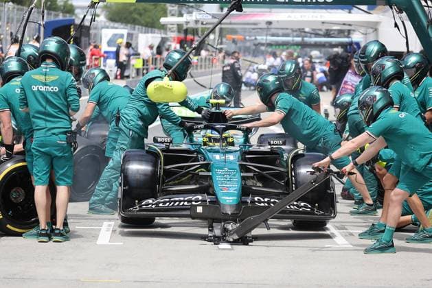 08.06.2024, Circuit Gilles-Villeneuve, Montreal, FORMULA 1 AWS GRAND PRIX DU CANADA 2024 , im Bild Fernando Alonso (ESP), Aston Martin Aramco Cognizant Formula One Team Defodi-506_20240608_hbr_0223
