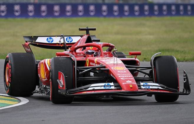 June 8, 2024, Montreal, Pq, Canada: Ferrari driver Charles Leclerc of Monaco drives through the Senna corner during qualifying at the Formula One Canadian Grand Prix in Montreal, Saturday, June 8, 2024. Charles Leclerc,  - ZUMAc35_ 20240608_zaf_c35_107 Copyright: xGrahamxHughesx