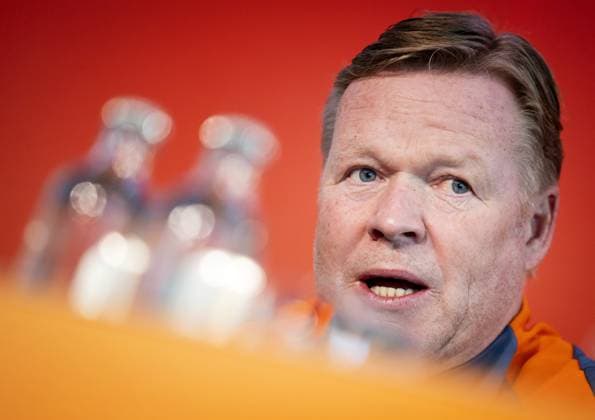 ZEIST - National coach Ronald Koeman during a press conference, PK, Pressekonferenz of the Dutch national team, Nationalteam on the KNVB Campus on June 9, 2024 in Zeist, the Netherlands. The Dutch national team is preparing for the European Football Championship in Germany. ANP KOEN VAN WEEL UEFA EURO, EM, Europameisterschaft,Fussball 2024 Germany 2024 xVIxANPxSportx xxANPxIVx 500682494 originalFilename: 500682494.jpg
