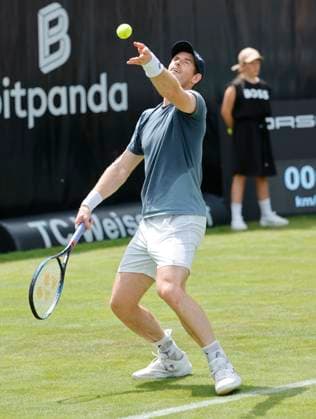 09.06.2024, Boss Open 2024, ATP, Tennis Herren Tour 250, TC Weissenhof Stuttgart, Tennis, im Bild: Andy Murray (GBR)