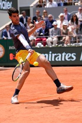 Carlos Alcaraz TENNIS : Roland Garros 2024 - Paris - 09 06 2024 GlennGervot Panoramic 