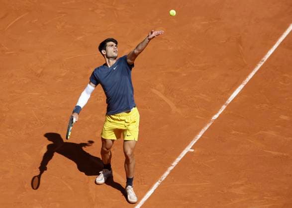 Carlos Alcaraz (ESP), Herren Einzel, Finale, Endspiel Tennis - French Open 2024 - Roland Garros - Paris - - France - 9 June 2024. Copyright: xJuergenxHasenkopfx