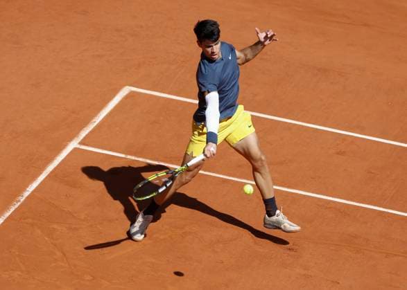 Carlos Alcaraz (ESP), Herren Einzel, Finale, Endspiel Tennis - French Open 2024 - Roland Garros - Paris - - France - 9 June 2024. Copyright: xJuergenxHasenkopfx