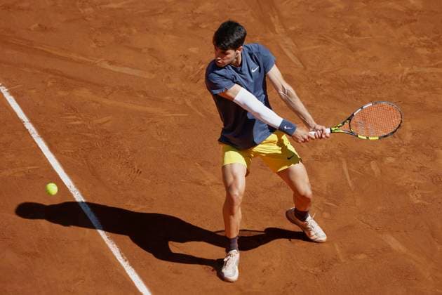Carlos Alcaraz (ESP), Herren Einzel, Finale, Endspiel Tennis - French Open 2024 - Roland Garros - Paris - - France - 9 June 2024. Copyright: xJuergenxHasenkopfx