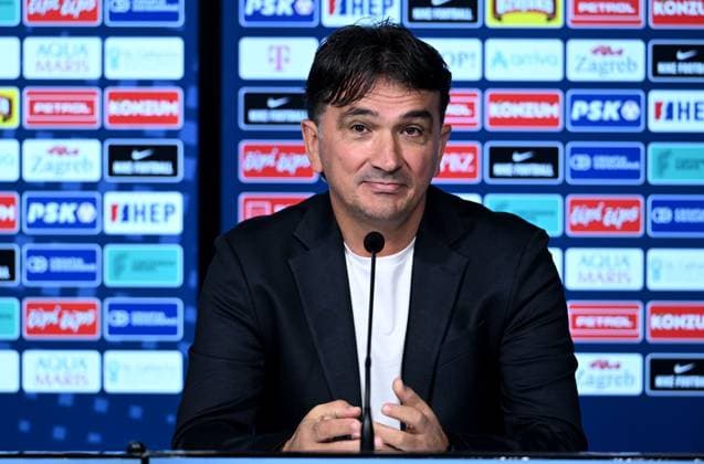 Croatia Head Coach press conference, PK, Pressekonferenz Croatia Head Coach Zlatko Dalic speaks during a press conference at UEFA EURO, EM, Europameisterschaft,Fussball 2024 Croatia Base Camp in 240609_PXL_Croatia Squad UEFA EURO 2024 Neuruppin, Germany on June 9, 2024. MarkoxLukunic PIXSELL