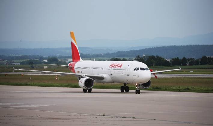 BAU 09.06.2024 Stuttgart Fußball EM Ankunft der spanischen Nationalmannschaft am Stuttgarter Flughafen,