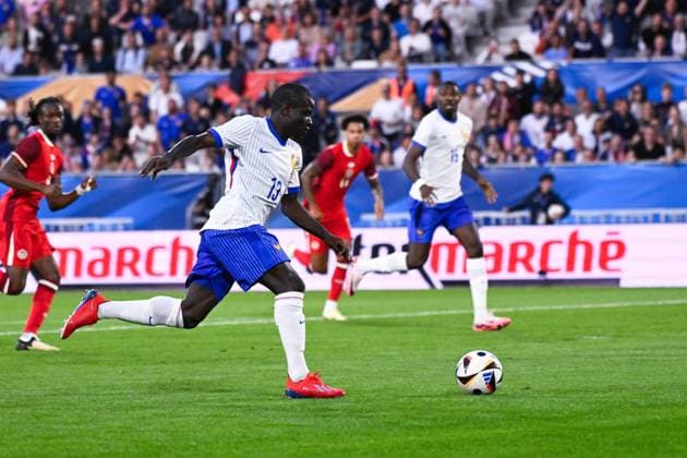 N Golo Kante ( 13 - France ) during the Friendly match between France and Canada at Matmut Atlantique on June 09, 2024 in Bordeaux, France. ( Photo by federico pestellini panoramic ) - FOOTBALL : France vs Canada - Bordeaux - 09 06 2024 FedericoPestellini Panoramic 