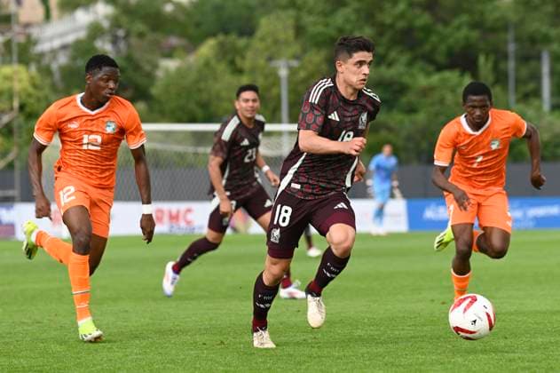 CÃ te d Ivoire Vs Mexique Rodrigo Lopez (Mexique) FOOTBALL : Festival International Espoirs - Tournoi Maurice Revello - 09 06 2024 WilliamCannarella Panoramic 