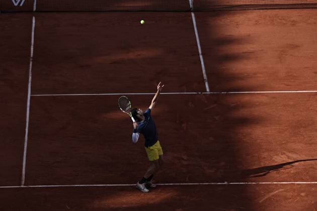 Carlos Alcaraz, ESP, during final of 2024 French Open at Roland Garros, Paris, 09 06 2024; -