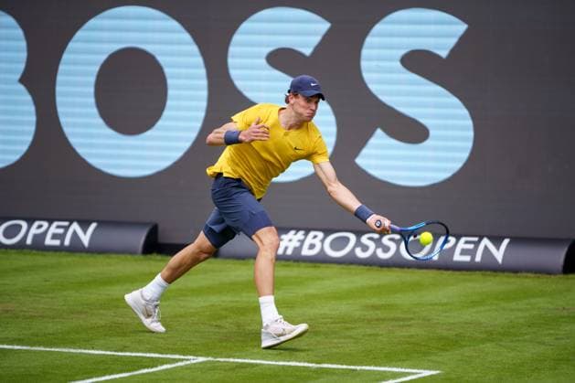 BOSS Open ATP, Tennis Herren 250 2024; Stuttgart, 10.06.2024 Jack Draper (GBR, Großbritannien); Erste Runde BOSS Open 2024, ATP 250, Anlage des TC Weissenhof am 10.06.2024, Stuttgart. Copyright: xBEAUTIFULxSPORTSx Pajonkx