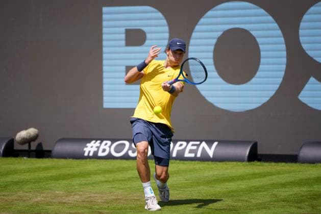 BOSS Open ATP, Tennis Herren 250 2024; Stuttgart, 10.06.2024 Jack Draper (GBR, Großbritannien); Erste Runde BOSS Open 2024, ATP 250, Anlage des TC Weissenhof am 10.06.2024, Stuttgart. Copyright: xBEAUTIFULxSPORTSx Pajonkx
