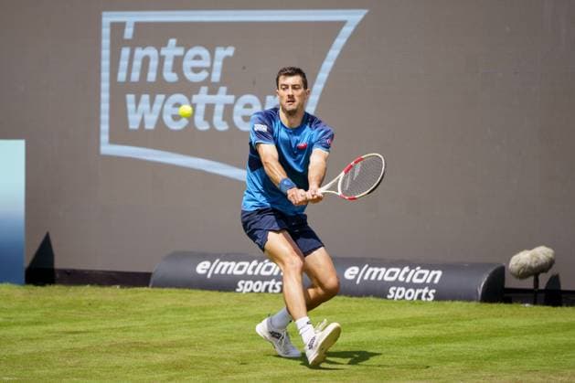 BOSS Open ATP, Tennis Herren 250 2024; Stuttgart, 10.06.2024 Sebastian Ofner (AUT, Österreich); Erste Runde BOSS Open 2024, ATP 250, Anlage des TC Weissenhof am 10.06.2024, Stuttgart. Copyright: xBEAUTIFULxSPORTSx Pajonkx