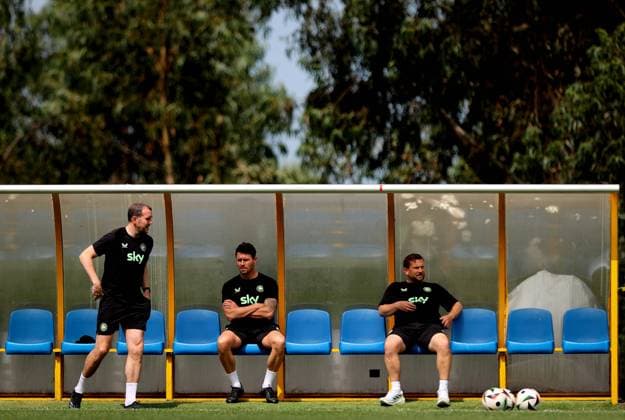 Republic of Ireland Squad Training, Estadio de Sao Miguel, Azores, Portugal 10 6 2024 Interim Head Coach John O™Shea John O™Shea 10 6 2024  Copyright: x INPHO RyanxByrnex RB1_6591