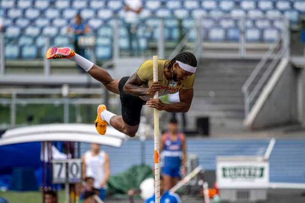 Sport Themen der Woche KW24 Sport Bilder des Tages Bo Kanda LITA BAEHRE (ART Duesseldorf, GERMANY), Pole Vault Men, Stabhochsprung Maenner ITA, Leichtathletik, Athletics, European Athletics Championships Rome 24, Leichtathletik Europameisterschaften, 10.06.2024, ITA, Leichtathletik, Athletics, European Athletics Championships Rome 24, Leichtathletik Europameisterschaften, 10.06.2024, Rome *** Bo Kanda LITA BAEHRE ART Duesseldorf, GERMANY , Pole Vault Men, Pole Vault Maenner ITA, Leichtathletik, Athletics, European Athletics Championships Rome 24, Leichtathletik Europameisterschaften, 10 06 2024, ITA, Leichtathletik, Athletics, European Athletics Championships Rome 24, Leichtathletik Europameisterschaften, 10 06 2024, Rome Copyright: xJanxPapenfussx EP_JPS