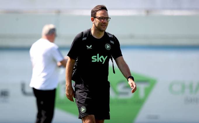 Republic of Ireland Squad Training, Estadio de Sao Miguel, Azores, Portugal 10 6 2024 FAI Director of Football Marc Canham Marc Canham 10 6 2024  Copyright: x INPHO RyanxByrnex RB1_6054