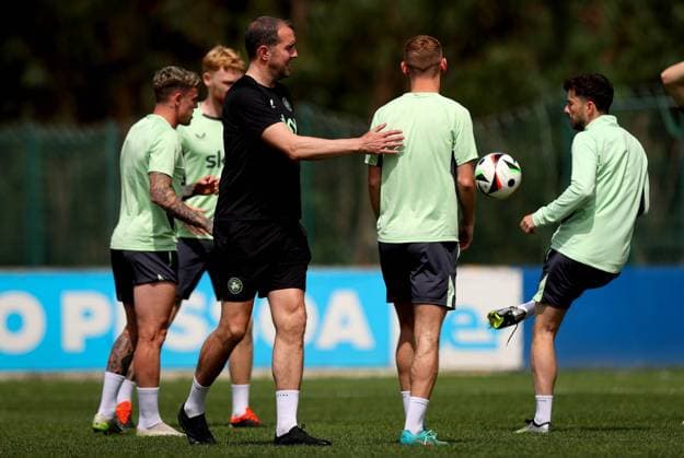 Republic of Ireland Squad Training, Estadio de Sao Miguel, Azores, Portugal 10 6 2024 Interim Head Coach John O™Shea John O™Shea 10 6 2024  Copyright: x INPHO RyanxByrnex RB1_6828