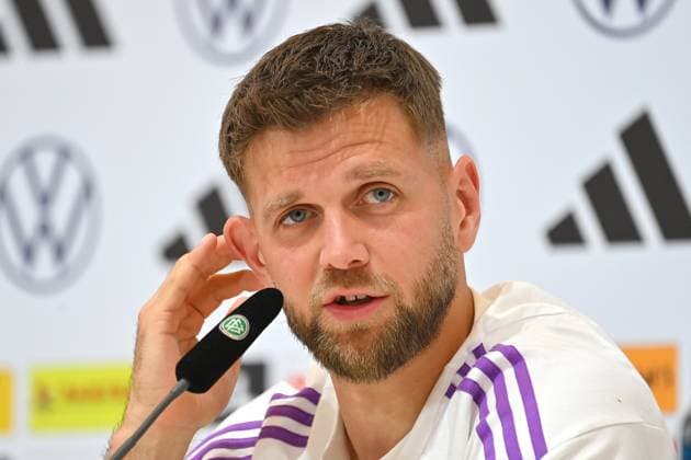 Niclas FUELLKRUG (GER), Einzelbild,angeschnittenes Einzelmotiv,Portraet,Portrait,Porträt. Pressekonferenz, Deutsche Fussball Nationalmannschaft,Trainingslager in Herzogenaurach am 10.06.2024