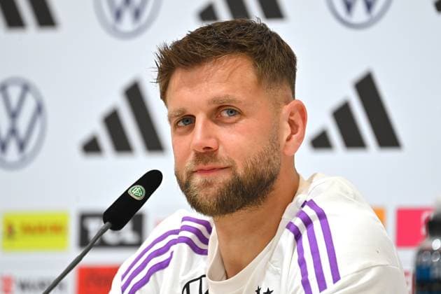 Niclas FUELLKRUG (GER), Einzelbild,angeschnittenes Einzelmotiv,Portraet,Portrait,Porträt. Pressekonferenz, Deutsche Fussball Nationalmannschaft,Trainingslager in Herzogenaurach am 10.06.2024