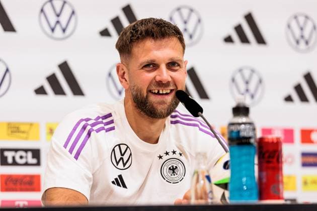 Trainingslager Vorbereitung UEFA EURO 2024 Deutschland; 10.06.2024 Niclas Füllkrug (Deutschland, 9) Trainingslager Vorbereitung UEFA EURO 2024 Deutschland - Pressekonferenz; HerzoBase, Herzogenaurach am 10.06.2024 Copyright: xBEAUTIFULxSPORTS Wunderlx