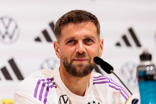 Trainingslager Vorbereitung UEFA EURO 2024 Deutschland; 10.06.2024 Niclas Füllkrug (Deutschland, 9) Trainingslager Vorbereitung UEFA EURO 2024 Deutschland - Pressekonferenz; HerzoBase, Herzogenaurach am 10.06.2024 Copyright: xBEAUTIFULxSPORTS Wunderlx