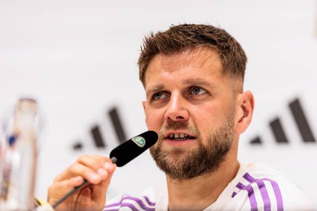 Trainingslager Vorbereitung UEFA EURO 2024 Deutschland; 10.06.2024 Niclas Füllkrug (Deutschland, 9) Trainingslager Vorbereitung UEFA EURO 2024 Deutschland - Pressekonferenz; HerzoBase, Herzogenaurach am 10.06.2024 Copyright: xBEAUTIFULxSPORTS Wunderlx