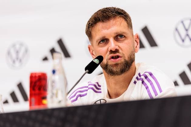 Trainingslager Vorbereitung UEFA EURO 2024 Deutschland; 10.06.2024 Niclas Füllkrug (Deutschland, 9) Trainingslager Vorbereitung UEFA EURO 2024 Deutschland - Pressekonferenz; HerzoBase, Herzogenaurach am 10.06.2024 Copyright: xBEAUTIFULxSPORTS Wunderlx