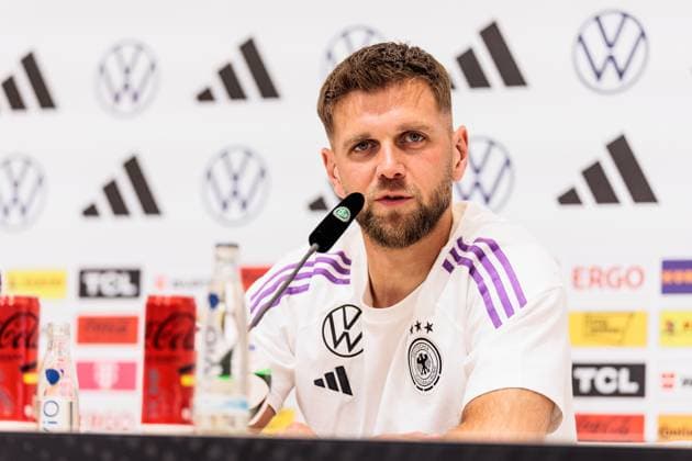 Trainingslager Vorbereitung UEFA EURO 2024 Deutschland; 10.06.2024 Niclas Füllkrug (Deutschland, 9) Trainingslager Vorbereitung UEFA EURO 2024 Deutschland - Pressekonferenz; HerzoBase, Herzogenaurach am 10.06.2024 Copyright: xBEAUTIFULxSPORTS Wunderlx