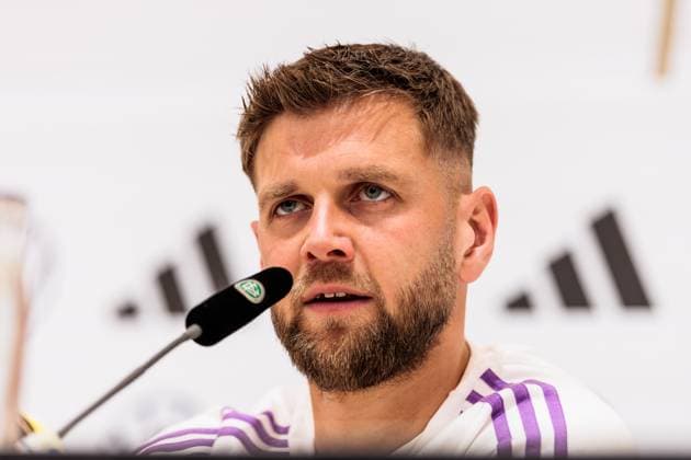 Trainingslager Vorbereitung UEFA EURO 2024 Deutschland; 10.06.2024 Niclas Füllkrug (Deutschland, 9) Trainingslager Vorbereitung UEFA EURO 2024 Deutschland - Pressekonferenz; HerzoBase, Herzogenaurach am 10.06.2024 Copyright: xBEAUTIFULxSPORTS Wunderlx